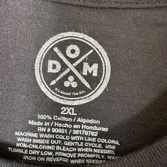 DOM Wolf Wolves Galaxy Space Graphic Shirt Men's Size 2XL NEW with Tags - Picture 3 of 6